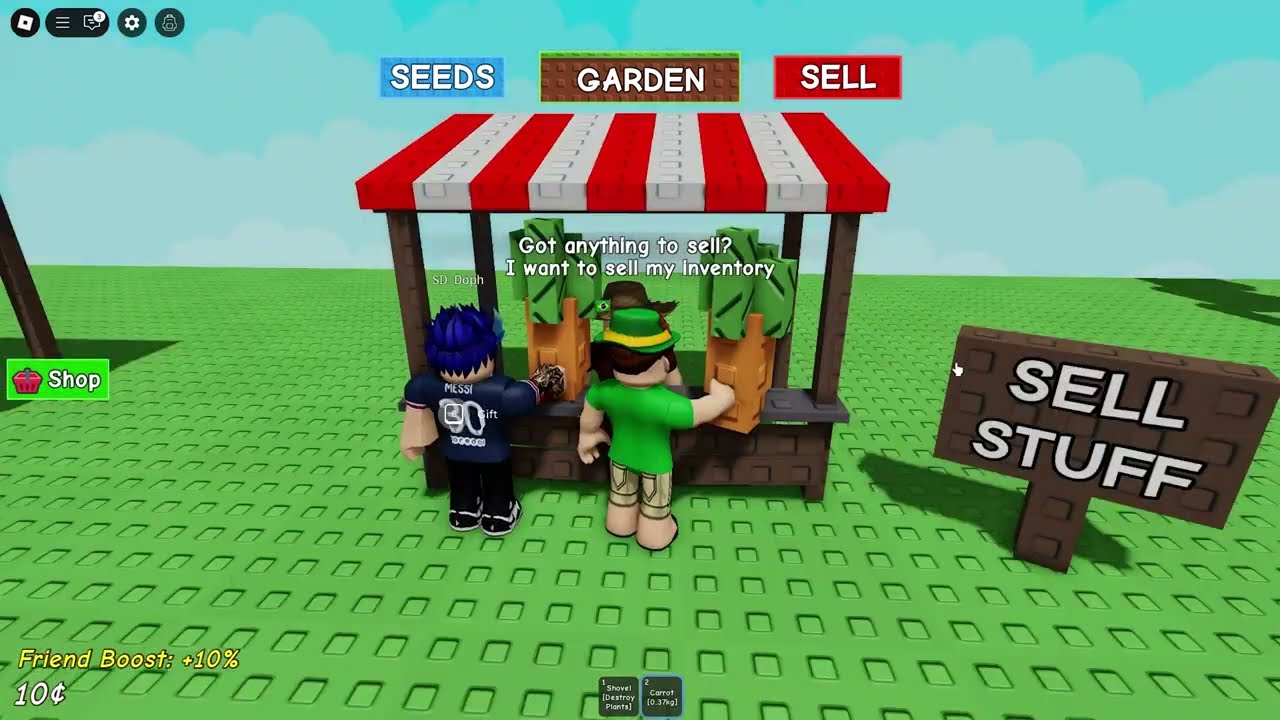 Grow a garden WIP