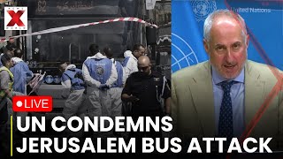 UN Condemns Jerusalem Shooting LIVE: Six killed in Jerusalem bus attack, UN reacts | NewsX World