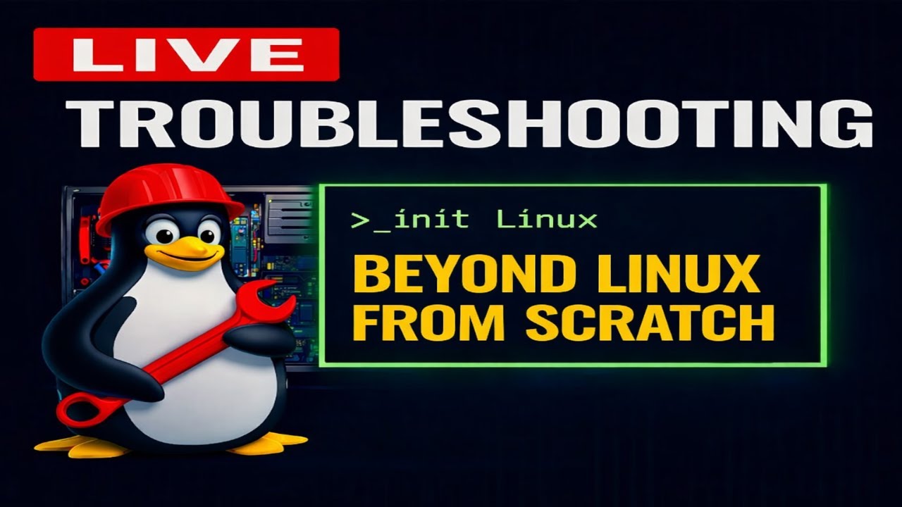 Live PC Troubleshooting – Beyond Linux From Scratch | Day 88