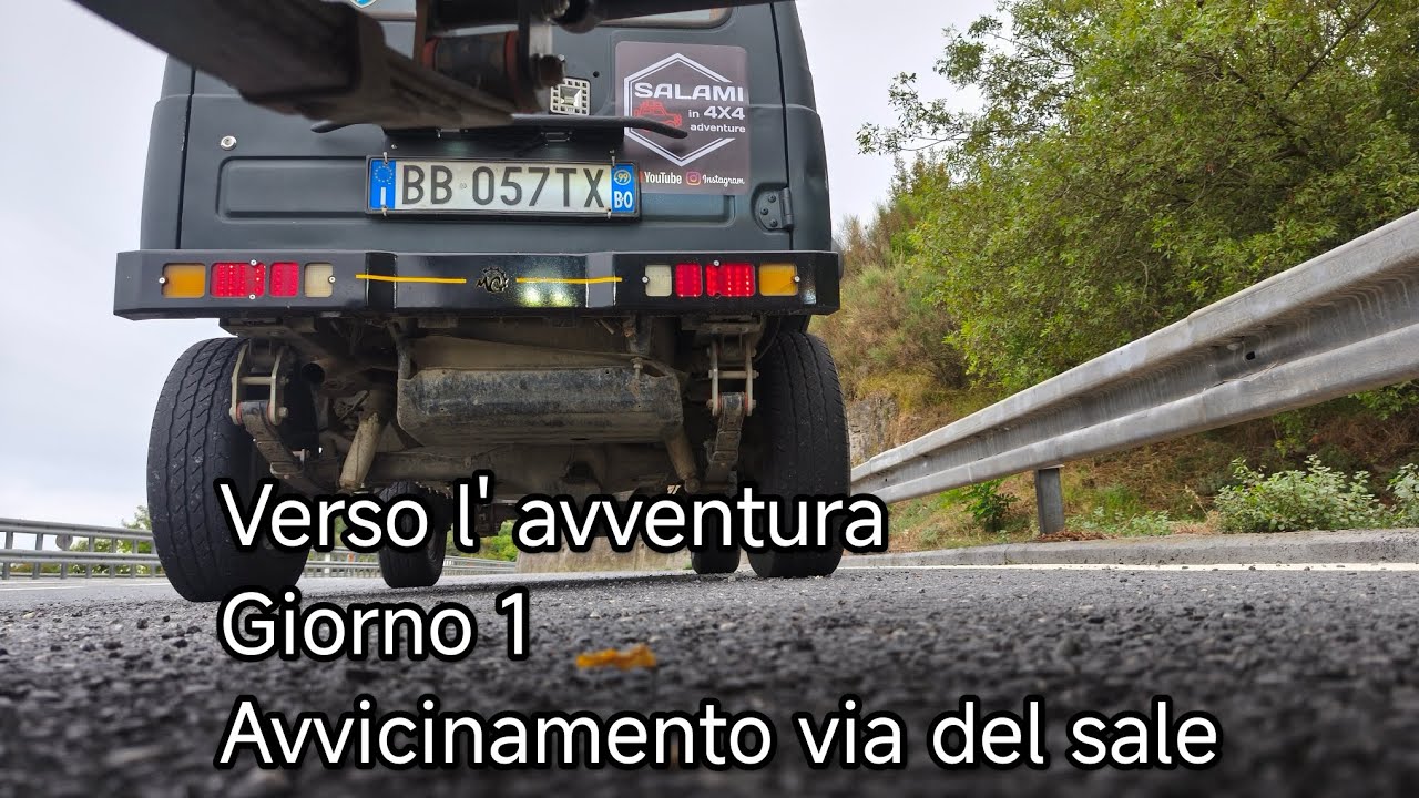 Avvicinamento via del sale Samurai #salami4x4