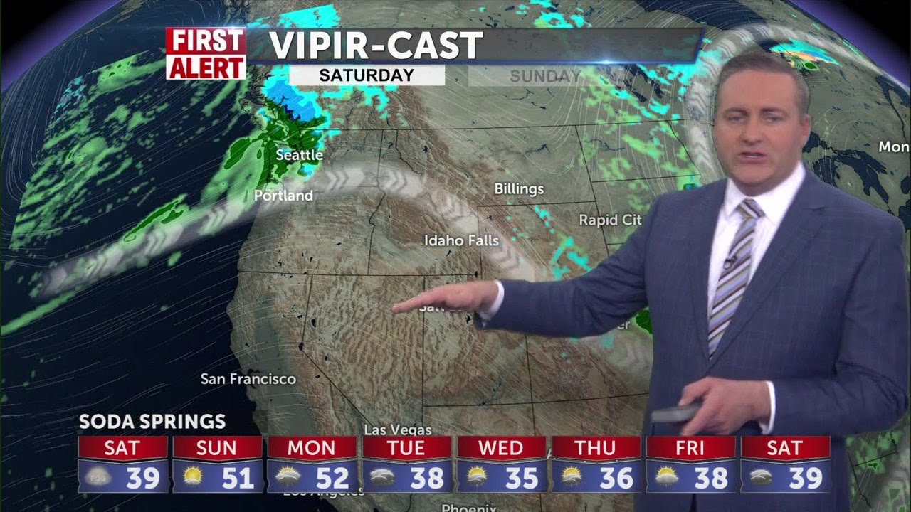 Patchy fog overnight with warmer weekend temperatures - YouTube