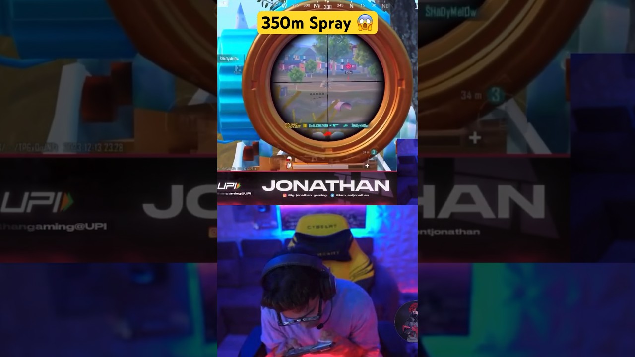 JONATHAN GAMING 350m OP SPRAY 🥵🥶