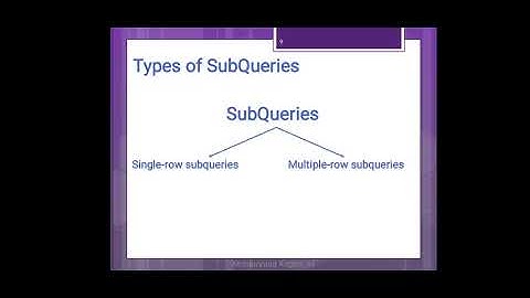 SubQuery