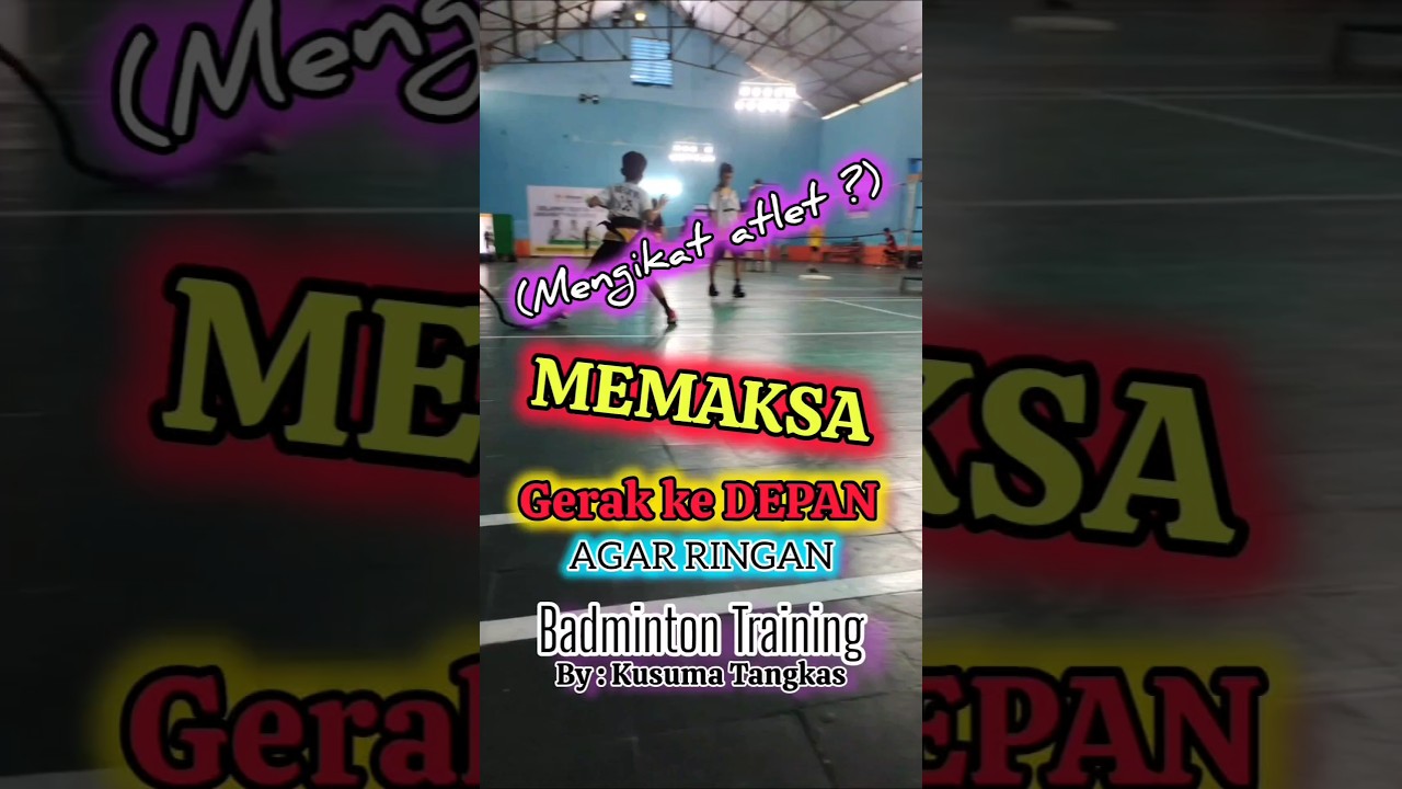 Video Tutorial Latihan badminton menggunakan RESISTANCE TRAINING BELT 