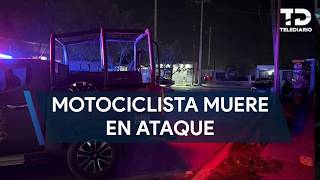 Motorcyclist dies after shooting attack in the Valle de Lincoln neighborhood in García