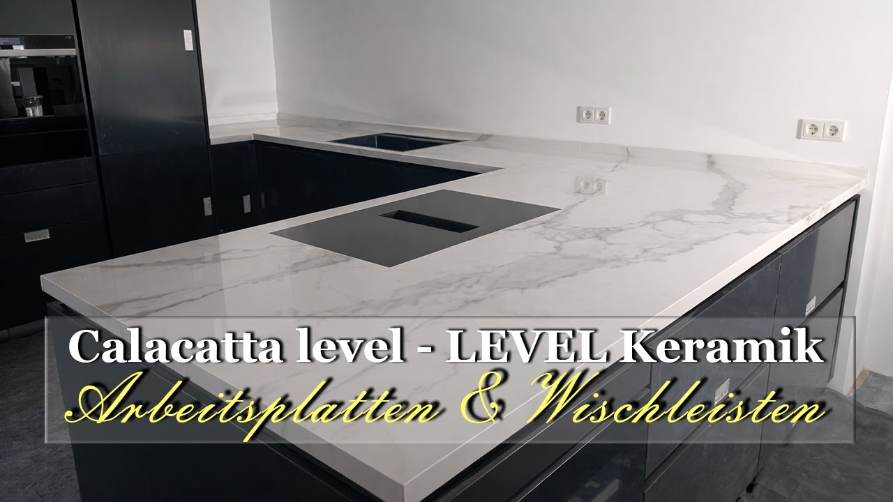 Bad Honnef Calacatta Level Keramik Arbeitsplatten und Wischleisten