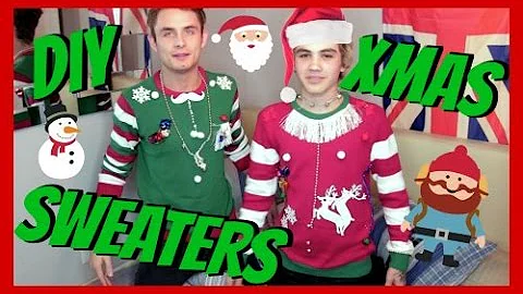 DIY UGLY CHRISTMAS SWEATERS | JAMES KENNEDY