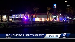 Homicide suspect captured in El Paso