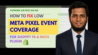 How to fix low meta pixel event coverage by shopify plugin