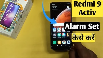 How to Set Alarm in Redmi 9 Activ | Redmi 9 Activ Mai Alarm Kaise Lagayen | @akstech4u