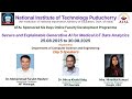 NITPY: ATAL Online FDP: Day 5: Secure and Explainable Generative AI for Medical IoT Data