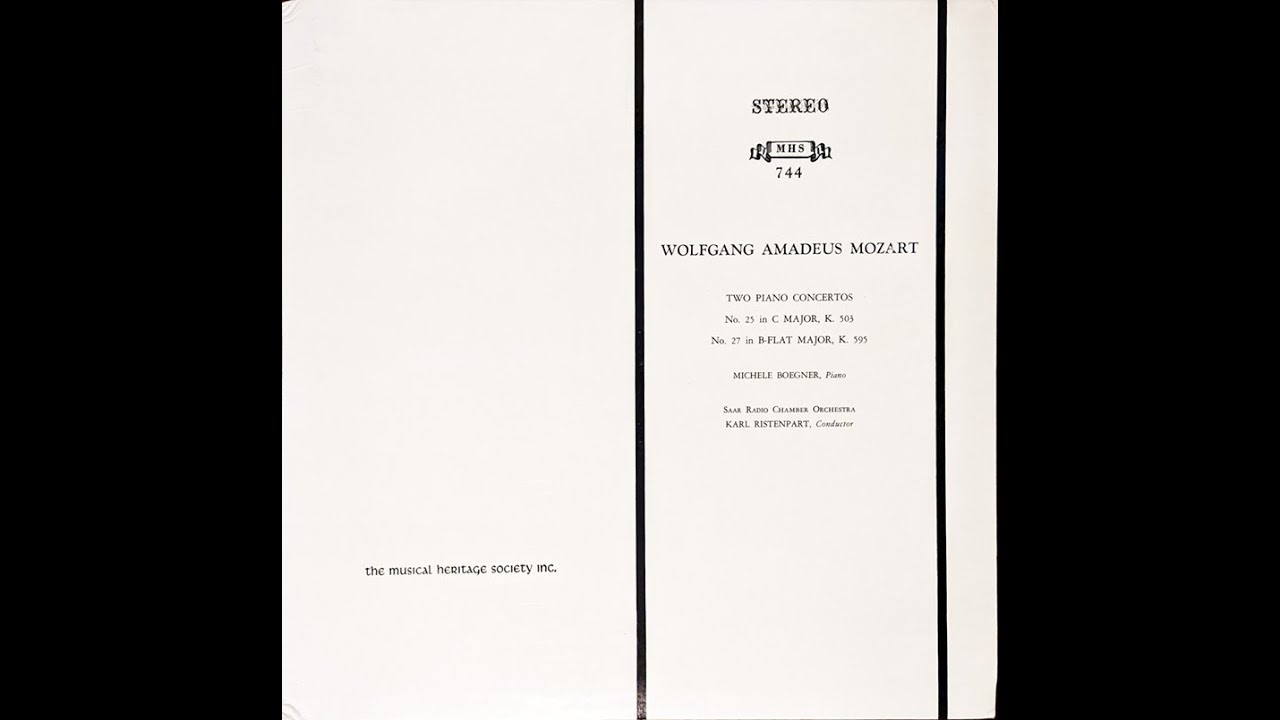 Wolfgang Amadeus Mozart, Michele Boegner, Saar Radio Chamber Orchestra – Two Piano Concertos