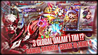 Gak Masuk Akal‼️ Global Ixia & Freya Bikin Rank Immortal Cuma 10 Menit⁉️😱🔥