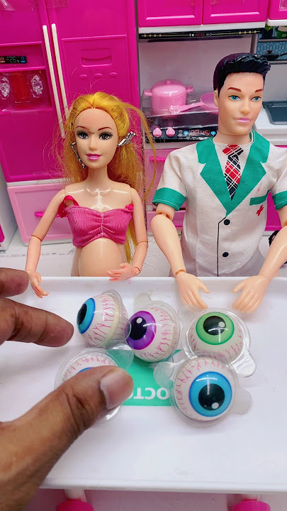Satisfying With Unboxing Barbie Dolls Set Toys, ASMR Video #asmrvideo