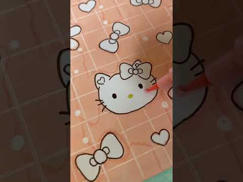 КРАСИВАЯ БУМАГА С Hello Kitty🎀ДЛЯ СКРАПБУКИНГА