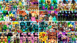 ALL MODS BOSSES ARMY TOURNAMENT in Minecraft Mob Battle - Big Compilation