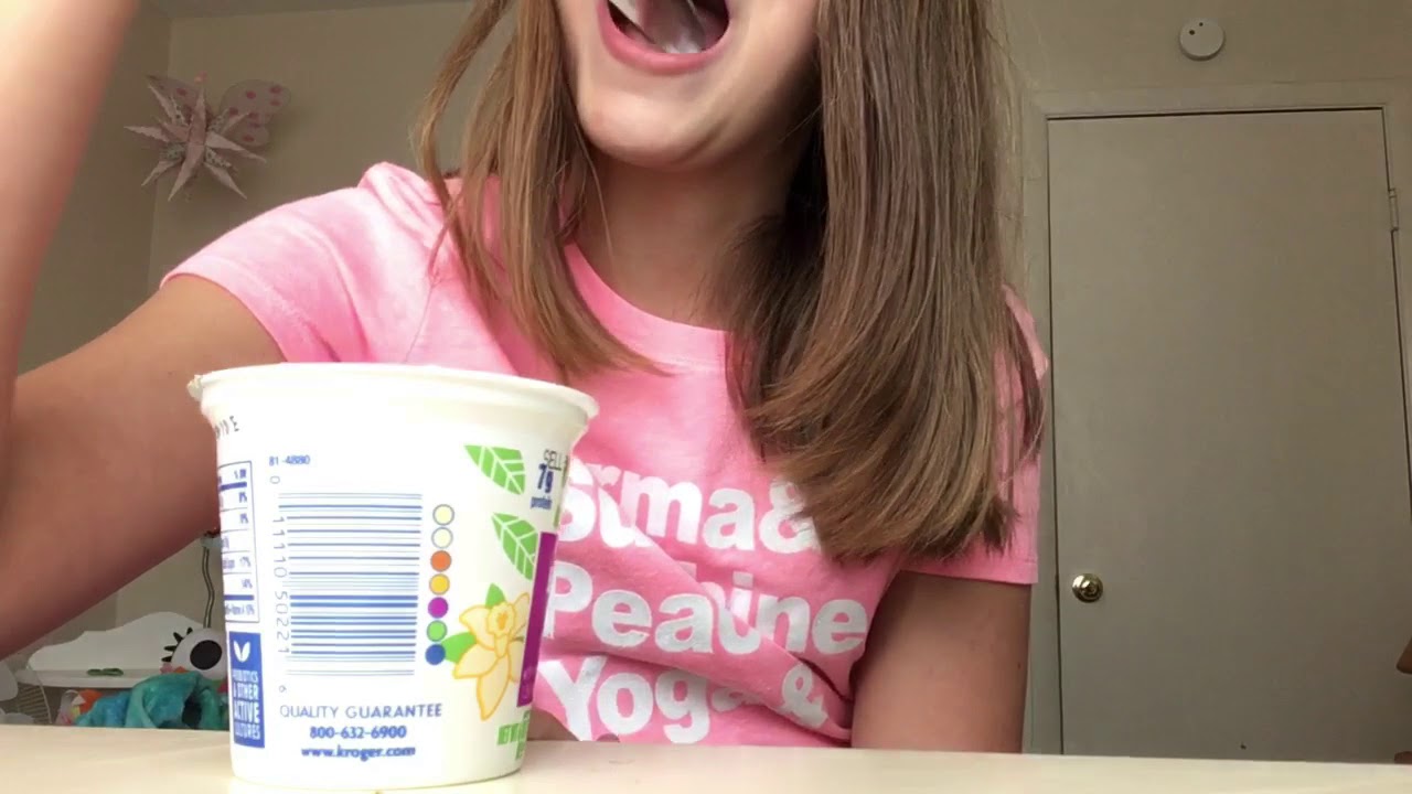 HONEY VANILLA YOGURT ASMR(SOFT,CREAMY EATING NOISES.) YouTube