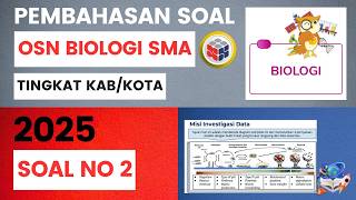 Questions and discussion of the 2025 High School Biology OSN Regency/City Level Question No. 2 Mo...
