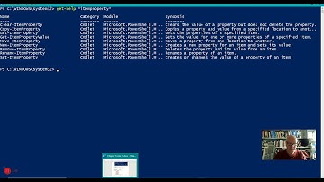 Powershell Itemproperties (Intro to Powershell series video 5-5)