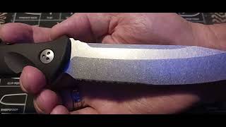 Microtech  Alpha S/E Stonwash PS large Fixed blade
