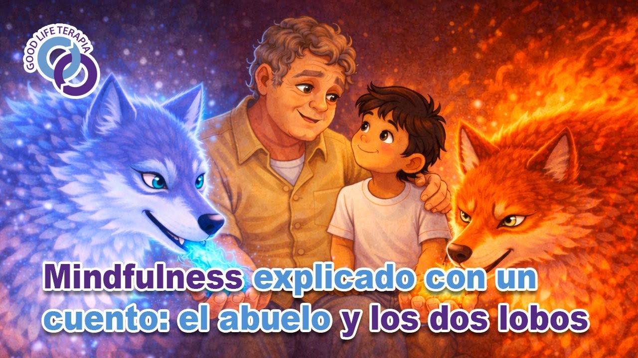 Mindfulness explicado con un cuento: el abuelo y los dos lobos #mindfulness #InteligenciaEmocional