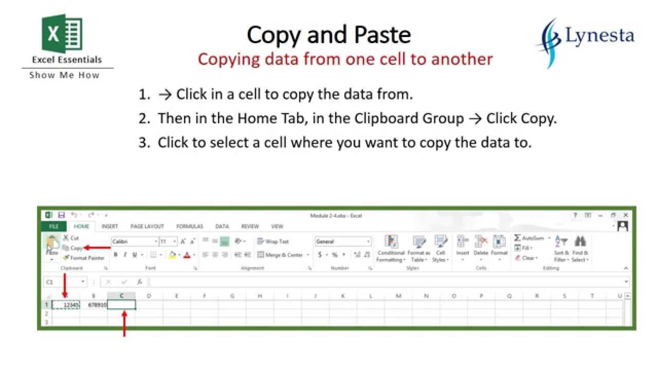 Excel Cut, Copy and Paste learn 3 different ways. - YouTube