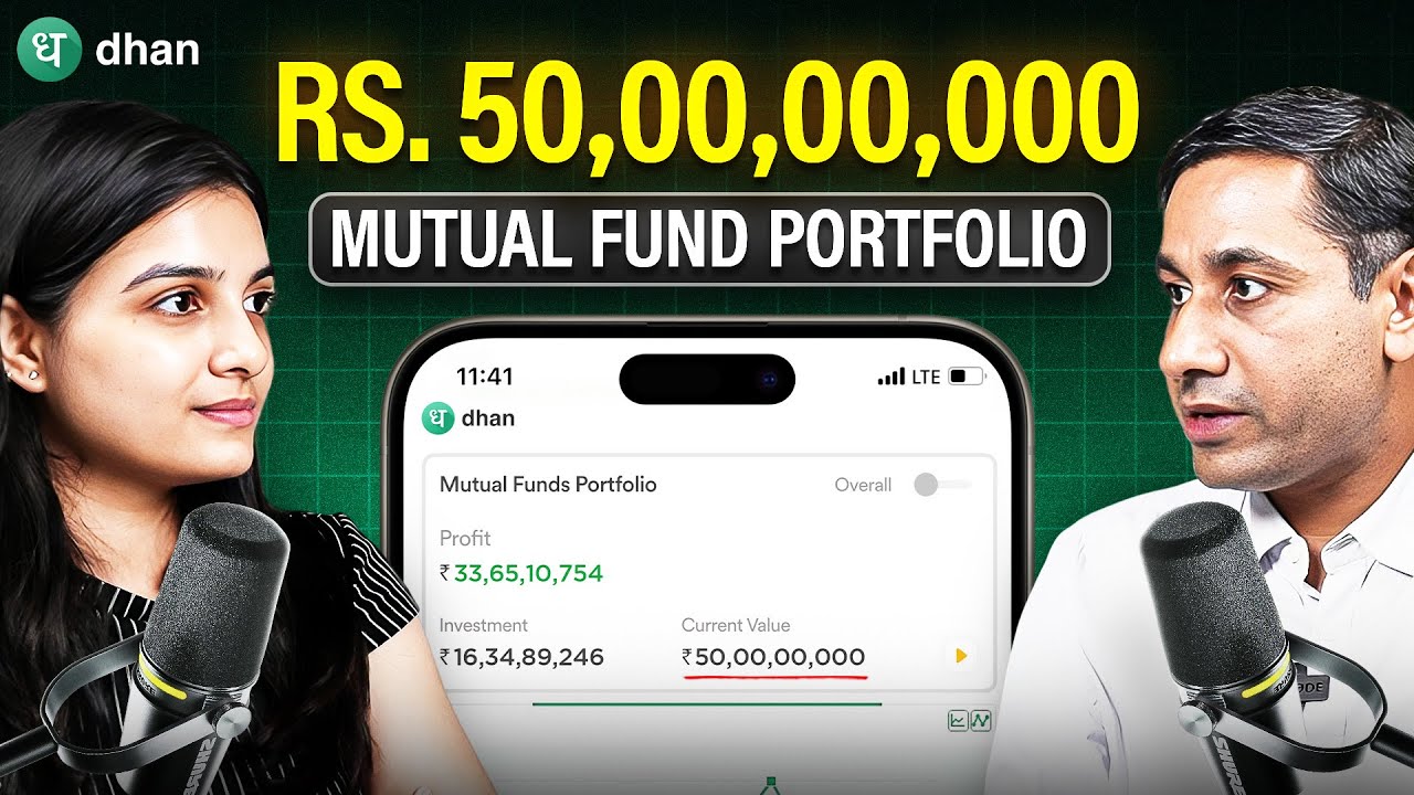 ₹50 Crore Portfolio Only Through Mutual Fund SIPs | Magic of Compounding | Mutual Funds on Dhan