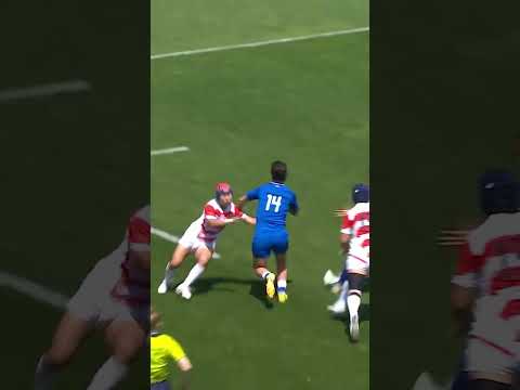 Almost an insane try saving tackle? #shorts