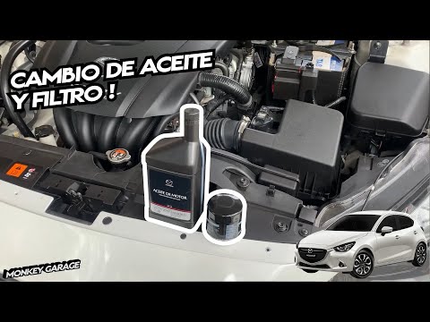 Cambio de aceite y filtro Mazda 2 Skyactiv