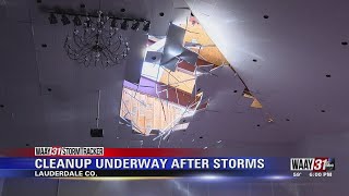 Church Cleanup Underway After Storm