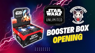 Will the force be with us?  Star Wars Unlimited: Sparks of Rebellion Booster Box Unboxing