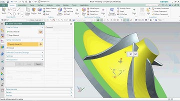 Siemens unigraphics- impeller blade CAD modeling