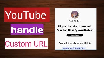 Stand out and help people find and connect with you by choosing a unique YouTube handle in mail