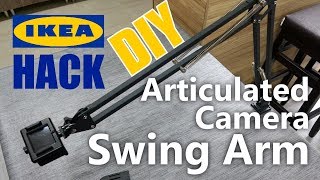 Articulated Camera Swing Arm - IKEA Hack //How To