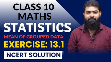 Class 10 Maths Chapter 13 Statistics 📊 | NCERT Ex 13.1 (Mean) Solution 2025-26 | Firoz Sir #class10