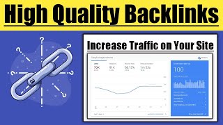 Create High Quality Backlinks | Blogger Increase Traffic