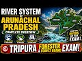 Arunachal Pradesh River System for Tripura Forester & Forest Guard Exam | Complete Guide