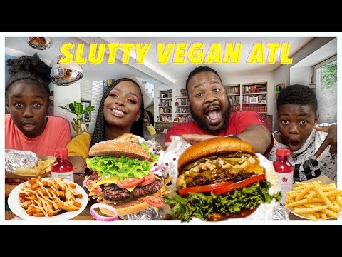 IS SLUTTY VEGAN WORTH THE HYPE ? | MUKBANG | EATING SHOW