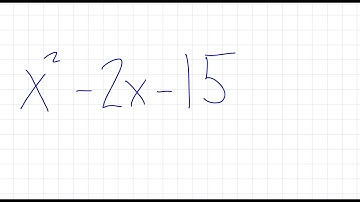 Factoring 3: How to handle negative numbers when factoring a quadratic (another example)