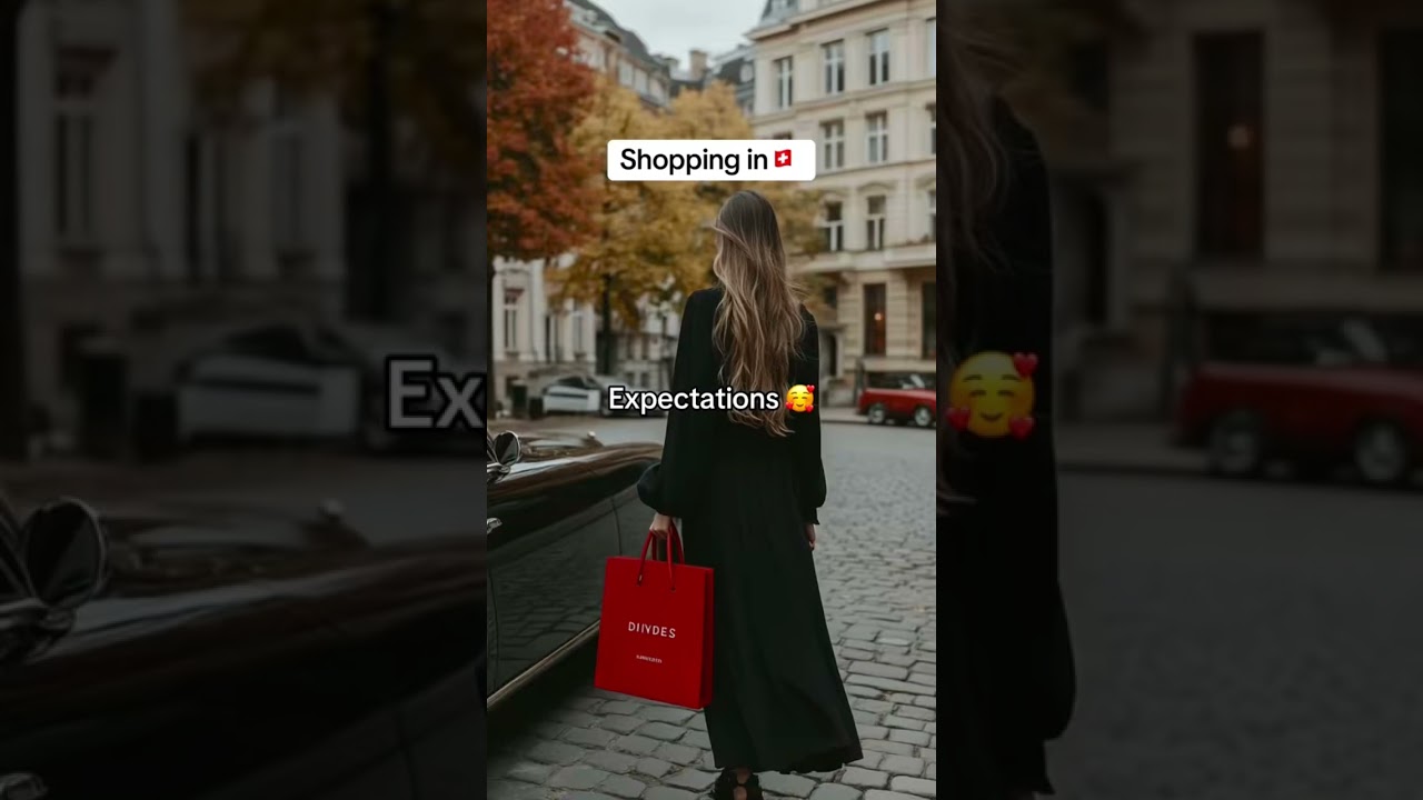 How shopping feels like in Switzerland 🇨🇭 