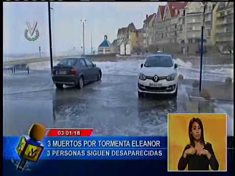 Francia sufre los estragos del paso de la tormenta Eleanor