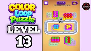 Color Loop Puzzle Level 13 Walkthrough Solution