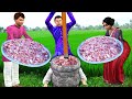 मटन सूप Mutton Soup Recipe Street Food Mutton Village Cooking Comedy Video Hindi Kahani Funny Comedy