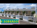 6 SOBRADOS GEMINADOS PEQUENOS E MODERNOS EM IPIAÚ BAHIA - PROJETO