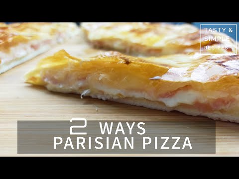 Video: "Parisisk" Pizza - En Trin For Trin Opskrift Med Et Foto