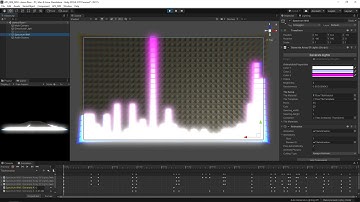 Unity Audio reactive animated Spectral FFT example