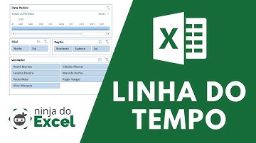 Excel: Segmentação de Dados - Linha do tempo