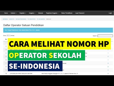 Video: Cara Mengetahui Operator Dengan Nombor Telefon Bimbit