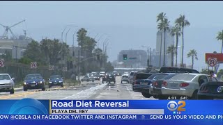 4 Lanes Restored To Vista Del Mar After 'Road Diet' Reversal