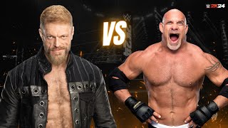 WWE 2K24 FULL MATCH — Goldberg vs. Edge